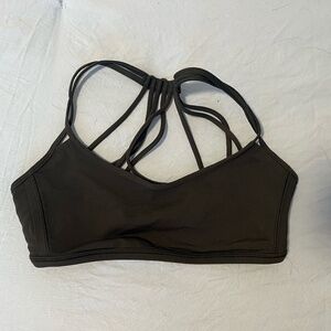 Lululemon Sports Bra -- Olive Green Size 2